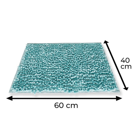 Glaze Teal Bathmat (Pack of 2)